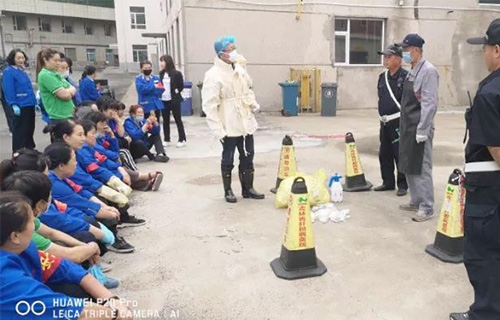 吉林省肝膽病醫(yī)院開(kāi)展應(yīng)急演練，防止垃圾處置“惹”來(lái)意外